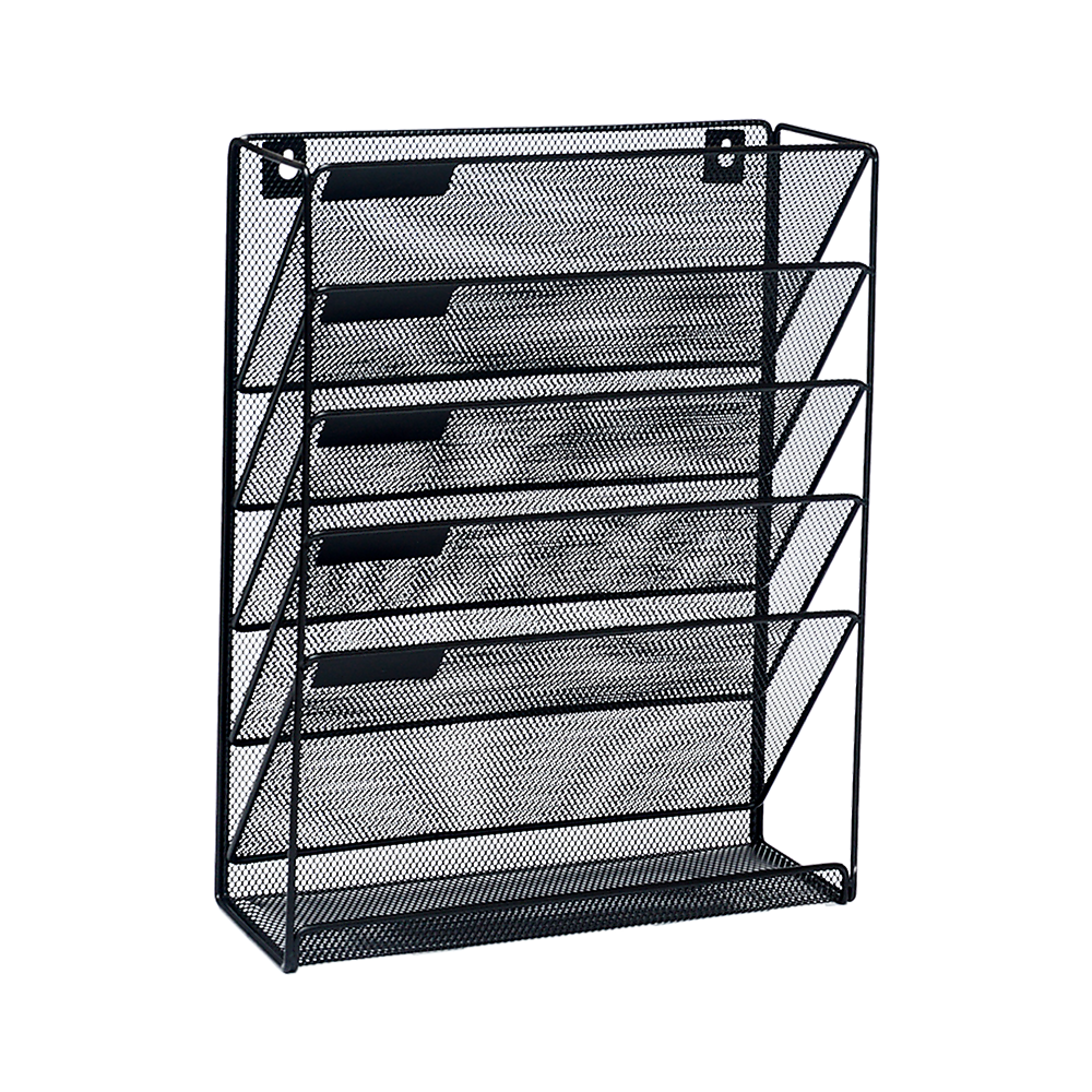 Wall Mount 6 Pocket Hanging File Sorter Organizer Folder Holder Rack Storage V63-822681