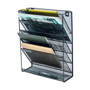 Wall Mount 6 Pocket Hanging File Sorter Organizer Folder Holder Rack Storage V63-822681