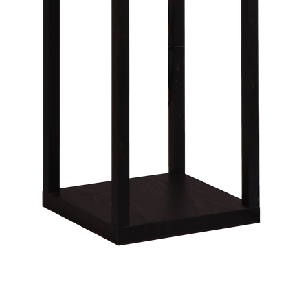 Shelf Floor Lamp - Shade Diffused Light Source with Open-Box Shelves V63-822811