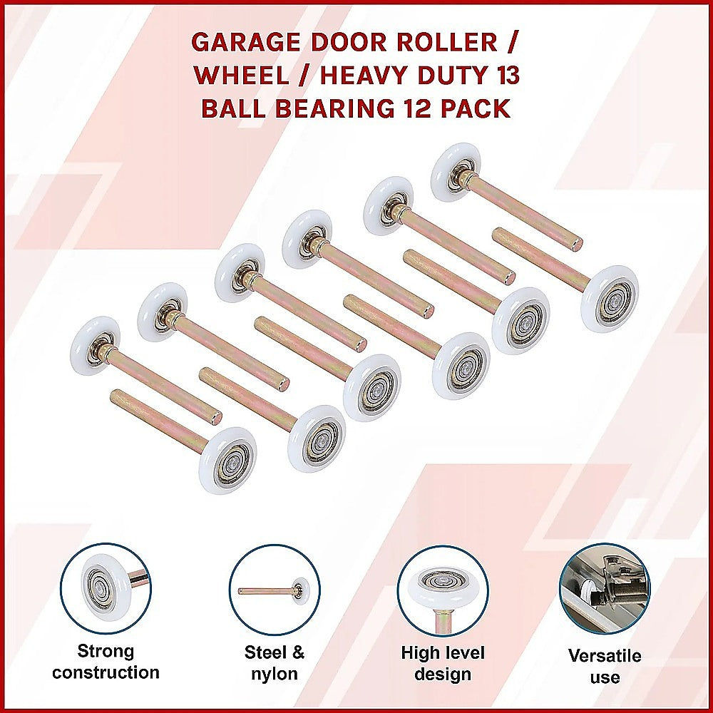 Garage Door Roller / Wheel / Heavy-duty 13 Ball Bearing 12 Pack V63-822851