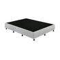 Palermo Queen Ensemble Bed Base Platinum Light Grey Linen Fabric