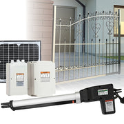 500KG 10W Solar Single Swing Auto Motor Remote Gate Opener V63-822901
