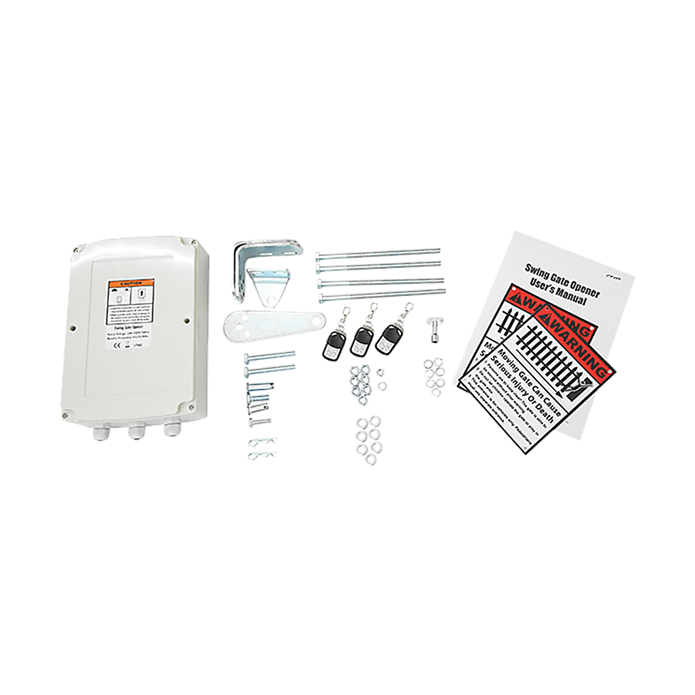 500KG 10W Solar Single Swing Auto Motor Remote Gate Opener V63-822901
