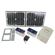 500KG 20W Solar Single Swing Auto Motor Remote Gate Opener V63-822911