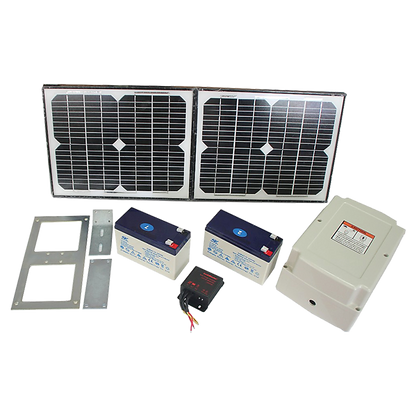 500KG 20W Solar Single Swing Auto Motor Remote Gate Opener V63-822911