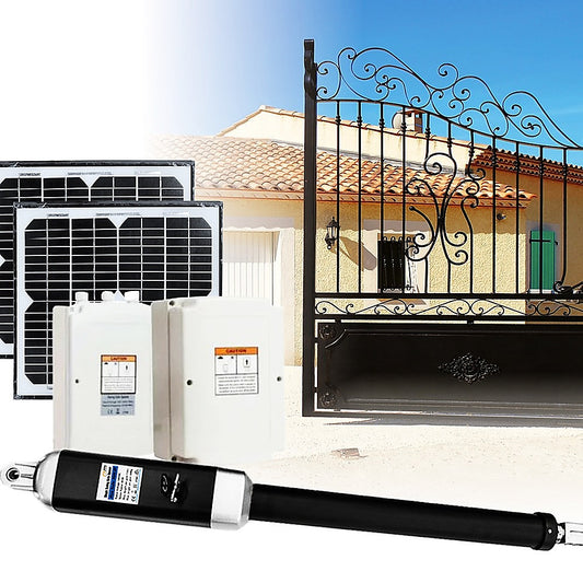500KG 20W Solar Single Swing Auto Motor Remote Gate Opener V63-822971