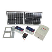 500KG 20W Solar Single Swing Auto Motor Remote Gate Opener V63-822971