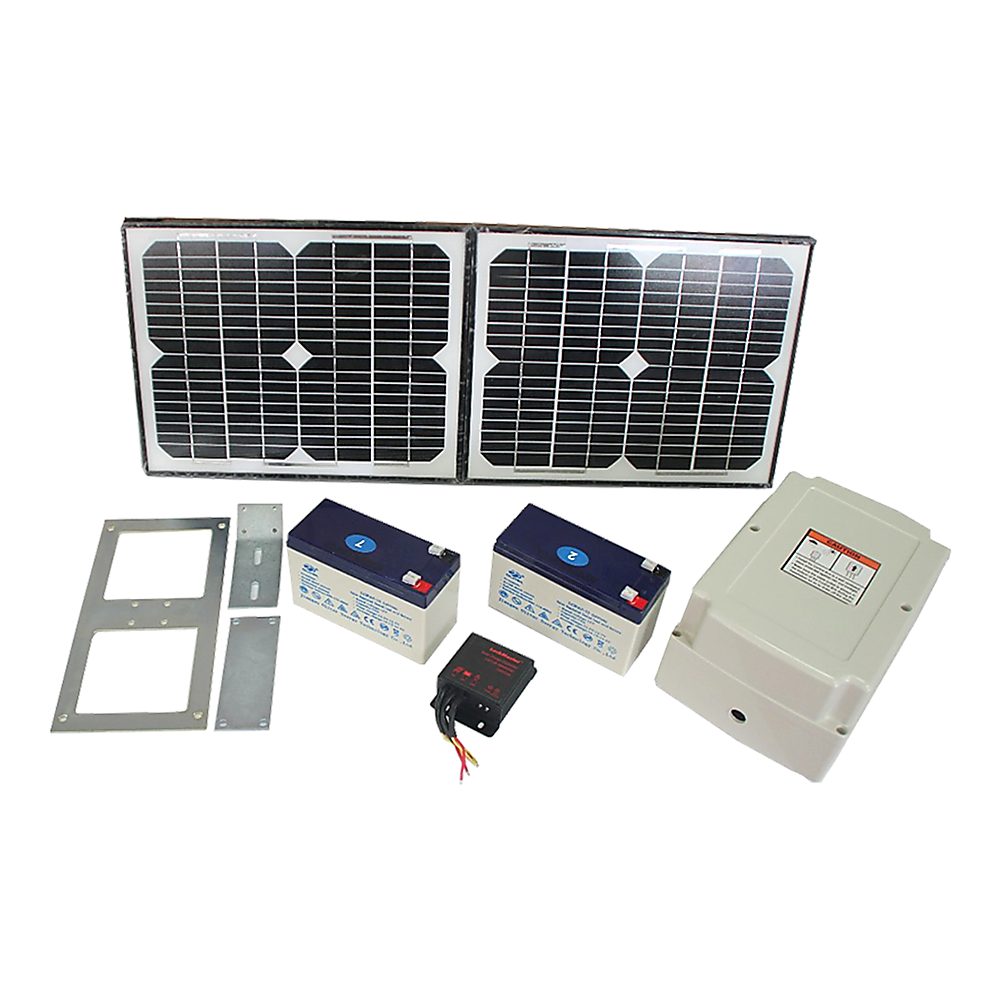 500KG 20W Solar Single Swing Auto Motor Remote Gate Opener V63-822971