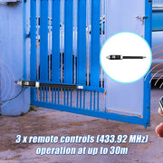 500KG 20W Solar Single Swing Auto Motor Remote Gate Opener V63-822971