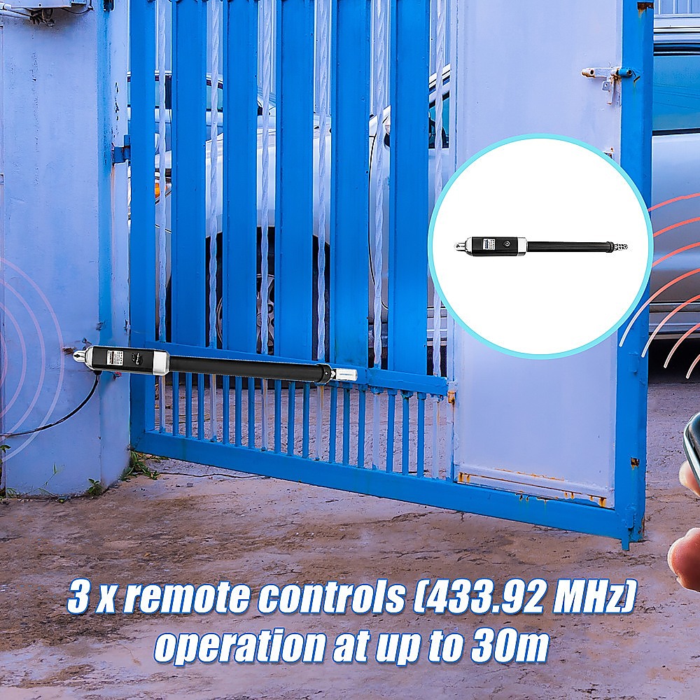 500KG 20W Solar Single Swing Auto Motor Remote Gate Opener V63-822971