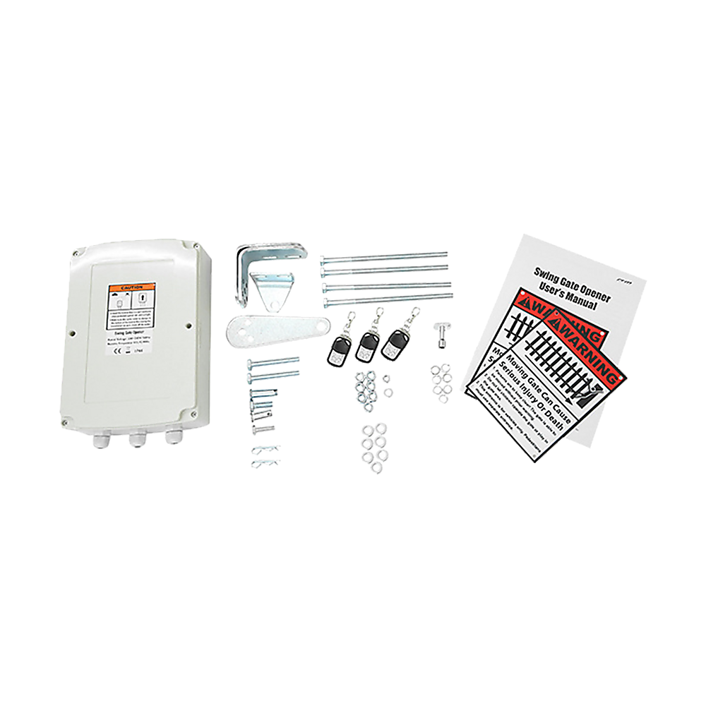 500KG 20W Solar Single Swing Auto Motor Remote Gate Opener V63-822971