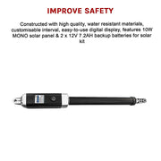 500KG 20W Solar Single Swing Auto Motor Remote Gate Opener V63-822971