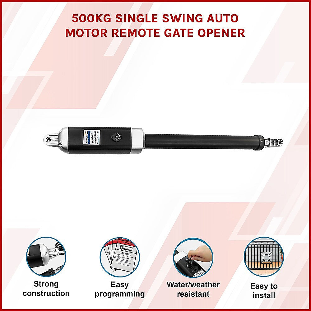 500KG Single Swing Auto Motor Remote Gate Opener V63-822991