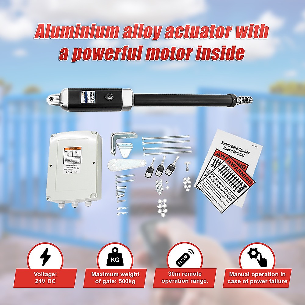500KG Single Swing Auto Motor Remote Gate Opener V63-822991