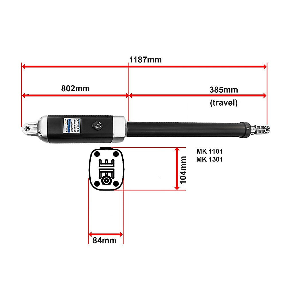 500KG Single Swing Auto Motor Remote Gate Opener V63-822991