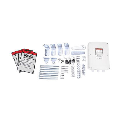 1000KG 20W Solar Double Swing Auto Motor Remote Gate Opener