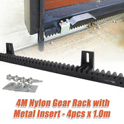 Sliding Gate Hardware Accessories Kit - 4m Gear Rack Track V63-823121