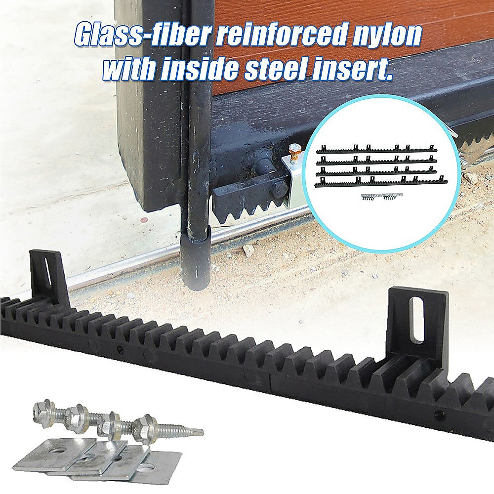Sliding Gate Hardware Accessories Kit - 4m Gear Rack Track V63-823121