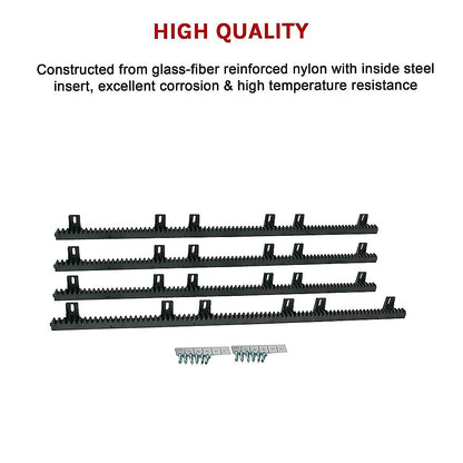 Sliding Gate Hardware Accessories Kit - 4m Gear Rack Track V63-823121