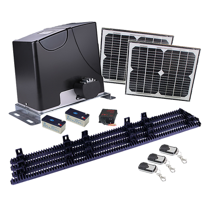 1000KG Auto Solar Slide Sliding Gate Opener Automatic w 4m Rail V63-823131