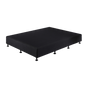 Palermo Queen Ensemble Bed Base Midnight Black Linen Fabric
