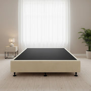 Palermo King Single Ensemble Bed Base Platinum Natural Sand Linen Fabric V63-823211