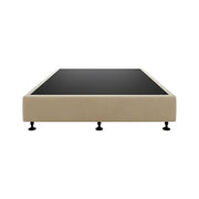 Palermo King Single Ensemble Bed Base Platinum Natural Sand Linen Fabric V63-823211