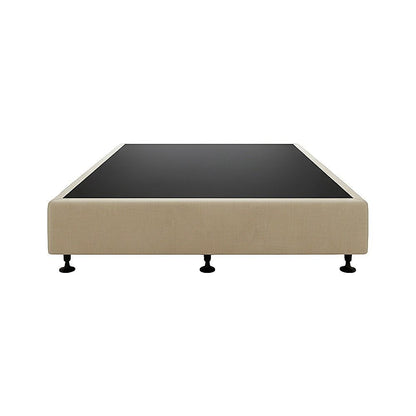Palermo King Single Ensemble Bed Base Platinum Natural Sand Linen Fabric V63-823211