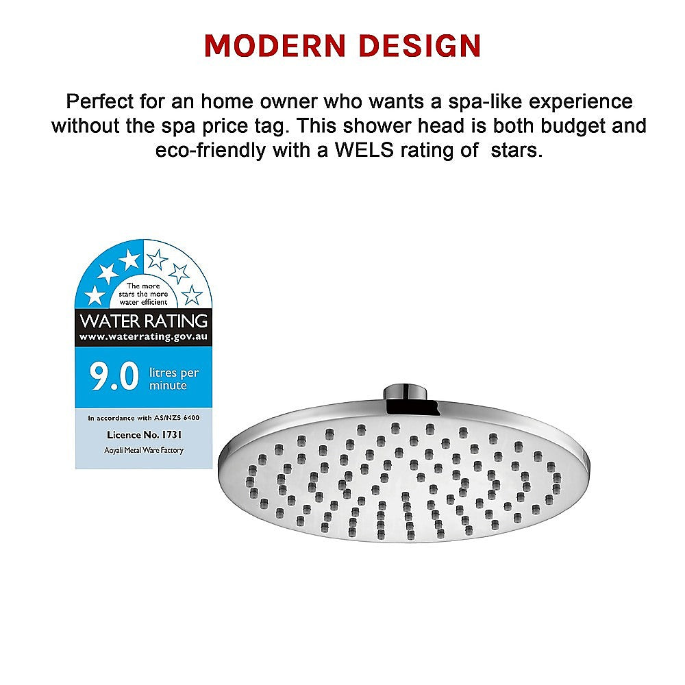 200mm Shower Head Round Chrome Showerhead V63-823291