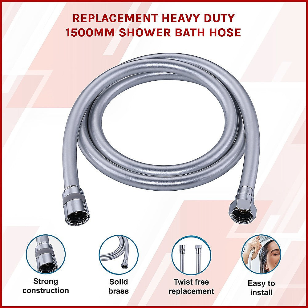 Replacement Heavy Duty 1500mm Shower Bath Hose V63-823371