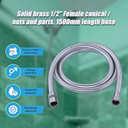 Replacement Heavy Duty 1500mm Shower Bath Hose V63-823371