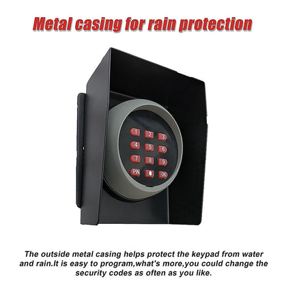 Wireless Keypad Entry For Swing And Sliding Gate with Metal Casing V63-823391