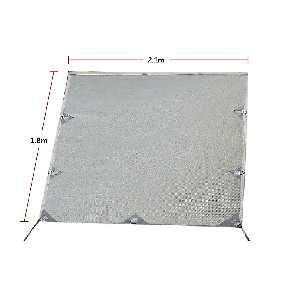 Pop Top Caravan Privacy Screen Sun Shade Side Extension 2.1 x 1.8m V63-823621