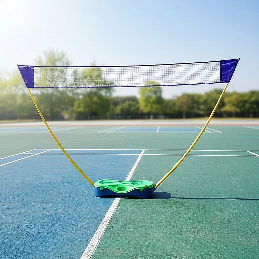 Folding Portable Badminton Combo Set Volleyball Net Outdoor Sports V63-823721