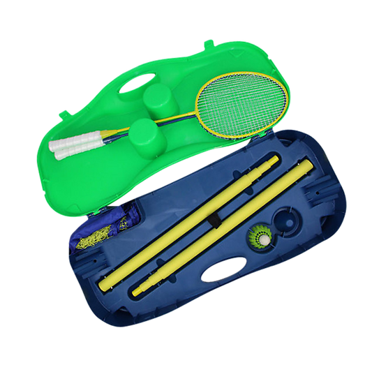 Folding Portable Badminton Combo Set Volleyball Net Outdoor Sports V63-823721