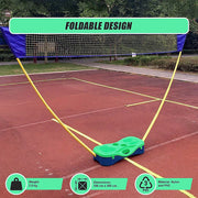 Folding Portable Badminton Combo Set Volleyball Net Outdoor Sports V63-823721