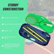 Folding Portable Badminton Combo Set Volleyball Net Outdoor Sports V63-823721