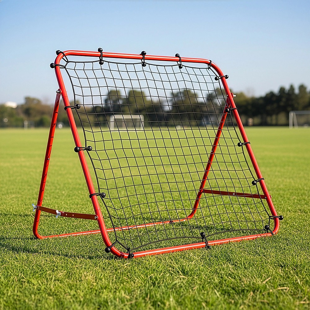 100x100cm Soccer Rebound Net Trainer - Football Rebounder for Practice & Training V63-823741