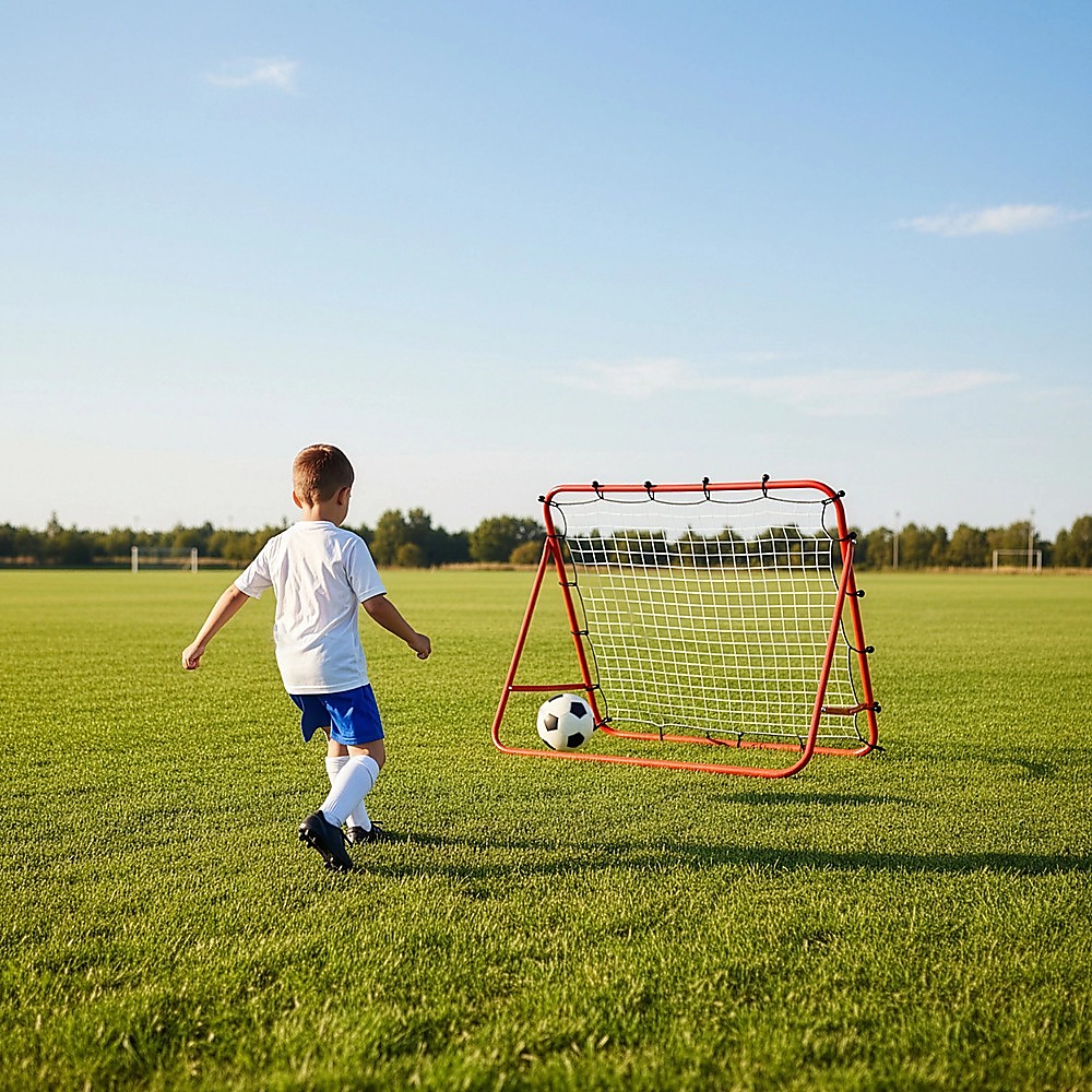 100x100cm Soccer Rebound Net Trainer - Football Rebounder for Practice & Training V63-823741