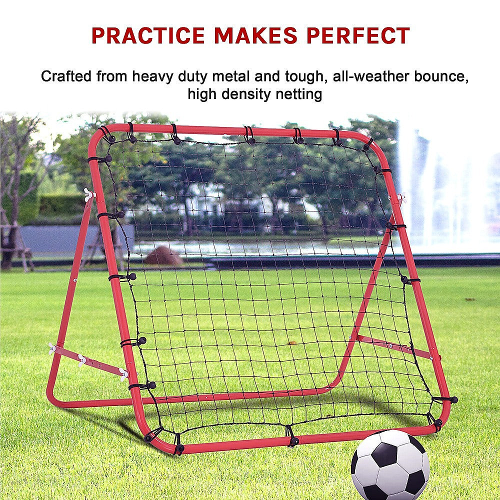 100x100cm Soccer Rebound Net Trainer - Football Rebounder for Practice & Training V63-823741