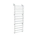 36 Pair Shoe Holder Organiser Over The Door Hanging Shelf Rack Storage Hook V63-823751