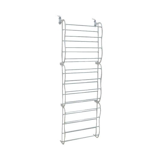 36 Pair Shoe Holder Organiser Over The Door Hanging Shelf Rack Storage Hook V63-823751
