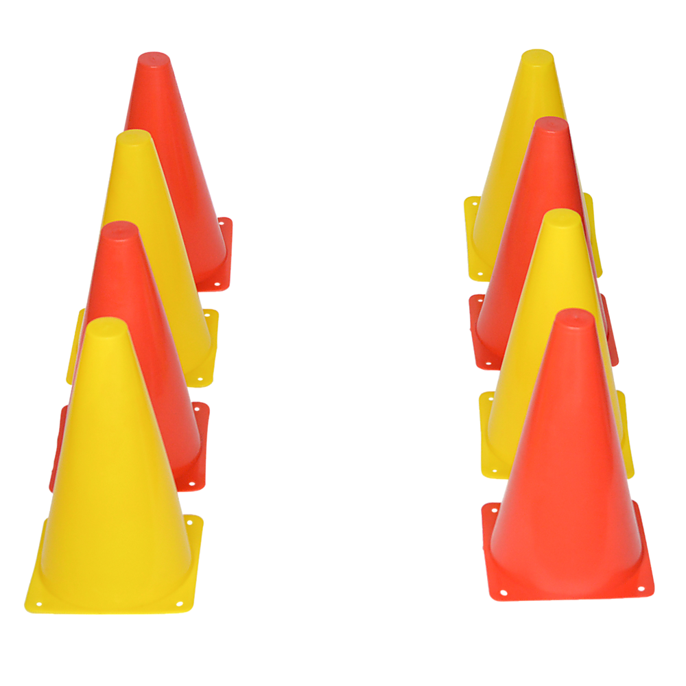 230mm Training Cones Set Witches Hat Football Soccer Rugby Traffic V63-823761