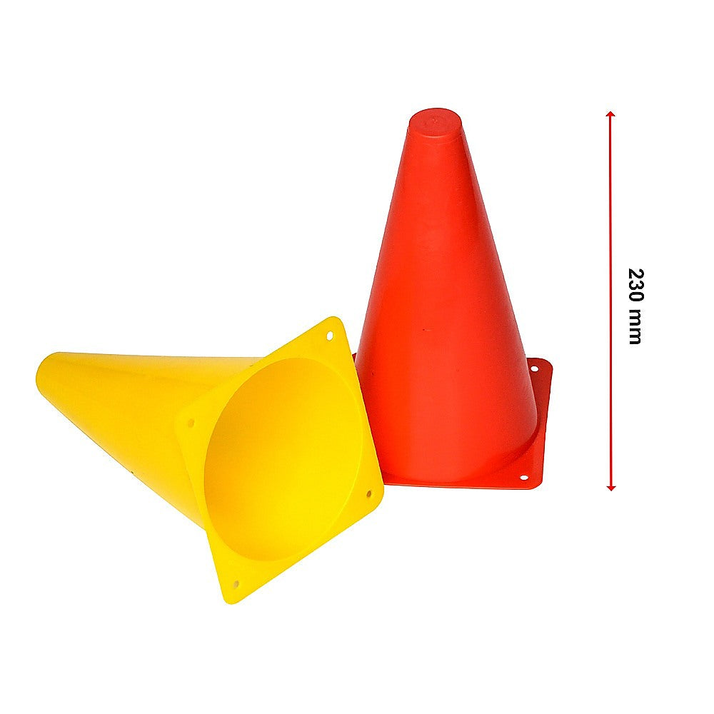 230mm Training Cones Set Witches Hat Football Soccer Rugby Traffic V63-823761