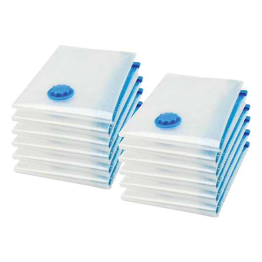 Vacuum Bags Clothes Sealed Clothing Bag Travel Compact Storage Space Saver x12 V63-823771
