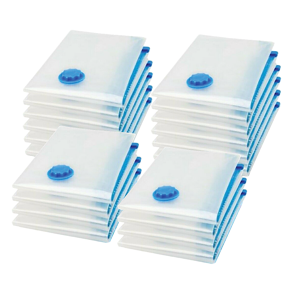 Vacuum Bags Clothes Sealed Clothing Bag Travel Compact Storage Space Saver x20 V63-823781