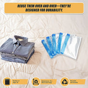 Travel Space Saver Saving Hand Roll Up Roller Seal No Vacuum Storage Bag x20 V63-823791