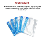 Travel Space Saver Saving Hand Roll Up Roller Seal No Vacuum Storage Bag x20 V63-823791
