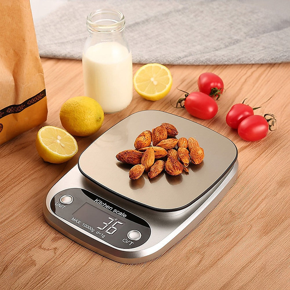 Digital Kitchen Scale LCD Electronic Postal Food Weight Scales 10kg/1g V63-823801