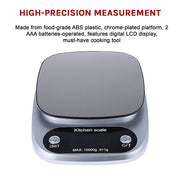 Digital Kitchen Scale LCD Electronic Postal Food Weight Scales 10kg/1g V63-823801